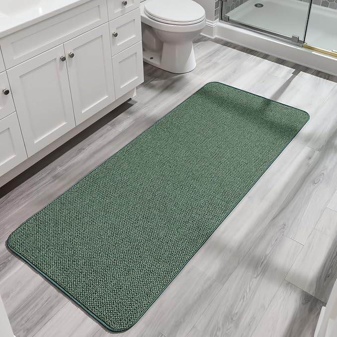 Bath Mat, Ultra Thin Bathroom Runner Rugs, Large Bath Mats by BosapDirect