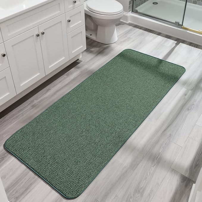Bath Mat, Ultra Thin Bathroom Runner Rugs, Large Bath Mats by BosapDirect
