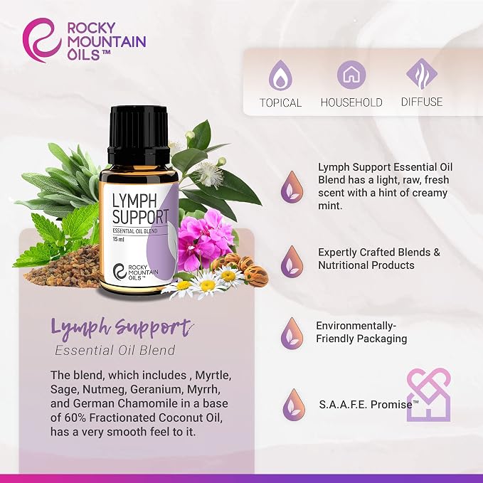 Rocky Mountain Oils Lymph Support Essential Oil Blend - Image 8