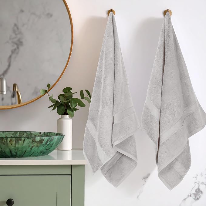 Superior Egyptian Cotton Pile Bath Towel Set of 2, Ultra Soft Luxury Towels - Image 2