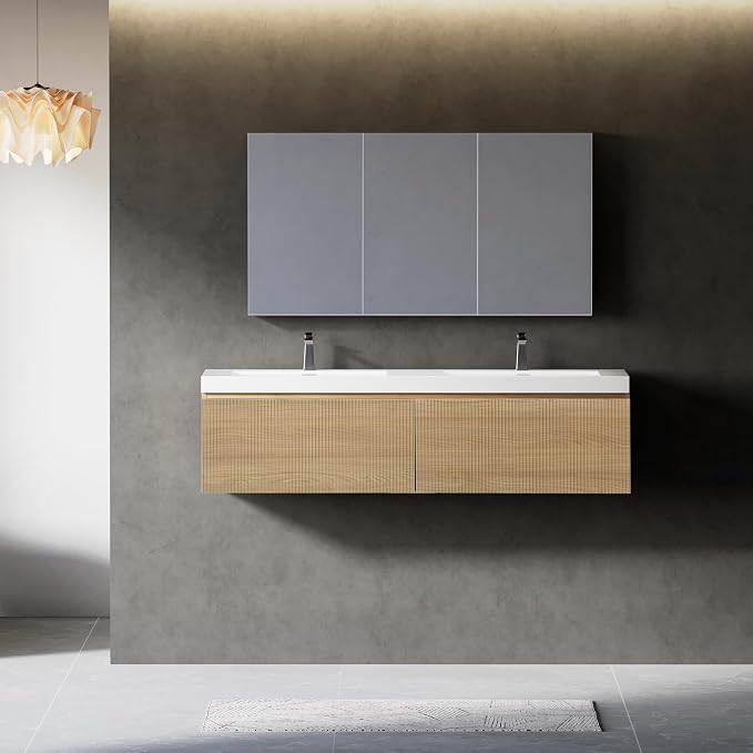 60" Floating Bathroom Vanity by Unknown
