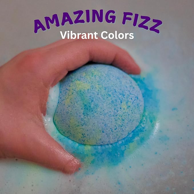 EvolutionUSA Purple Epic Superhero Bath Bombs - Image 6