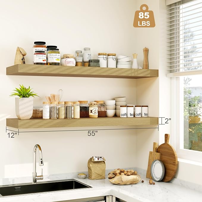 12" Deep Bathroom Floating Shelves - Image 3