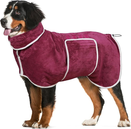 Dog Bathrobe Towel Dog Drying Coat by HhiMyOct