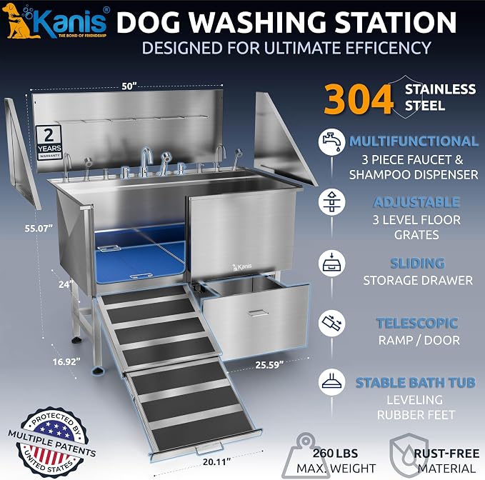 KANIS Professional Dog Washing Station - Image 2