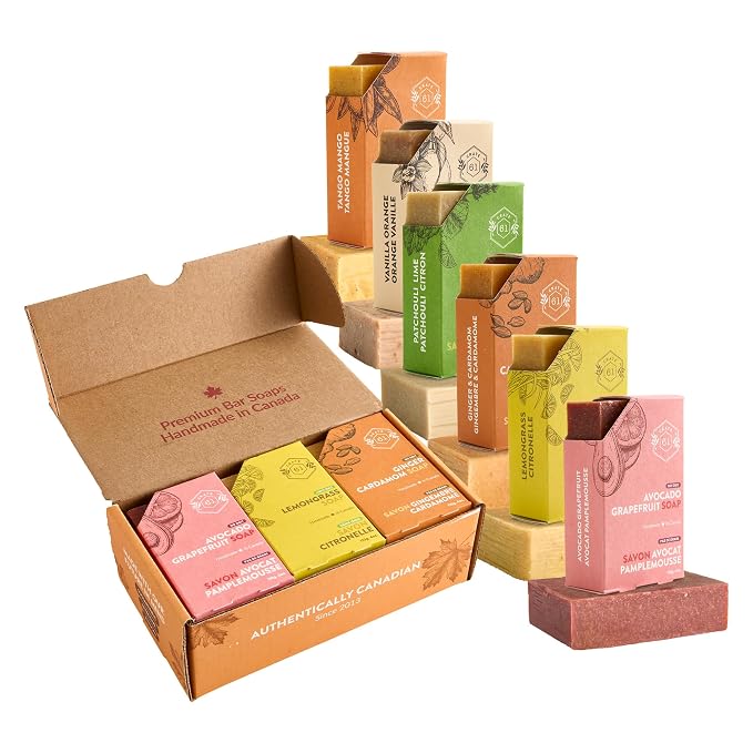 Crate 61 Organics, Handmade in Canada, Plant Based Cold Process Natural Bar Soap by Crate61Organics