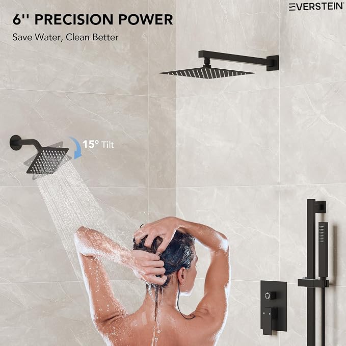 10" High-Pressure Rainfall Shower Faucet - Image 5