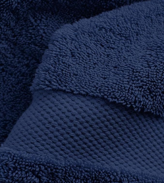 Delara 100% Organic Cotton Towels 650 GSM Plush Feather Touch Quick Dry Wash - Image 3