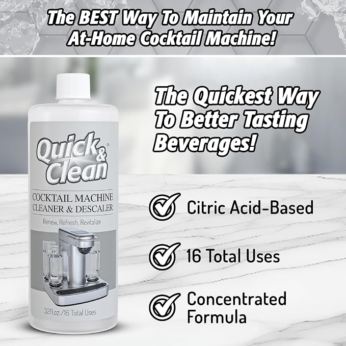 Quick & Clean Cocktail Machine Cleaner & Descaler - Image 3