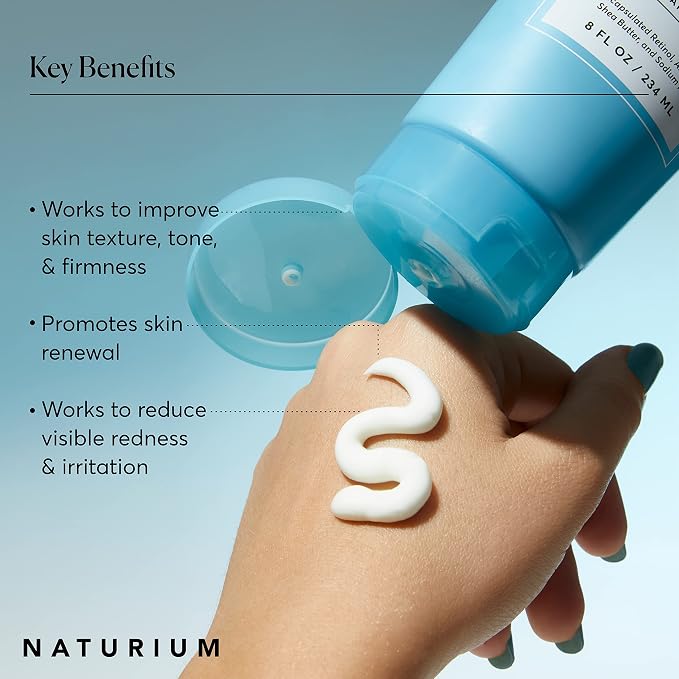 Naturium Skin-Renewing Retinol Body Lotion, Advanced Firming Anti-Aging Skin - Image 3