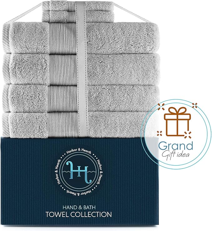 Hearth & Harbor Bath Towels for Bathroom - Image 7