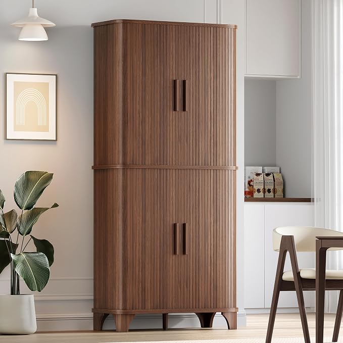 69" Tall Kitchen Pantry Storage Cabinet by Decofy