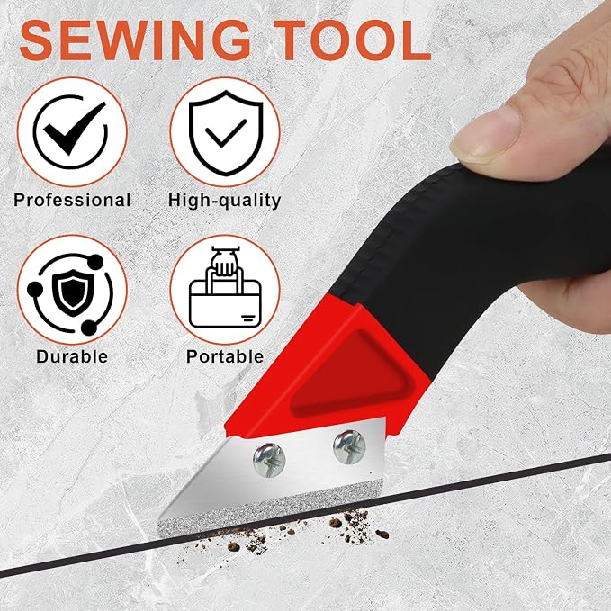 11Pcs Grout Removal Tool Kit 2 Tile Grout Saws - Image 3