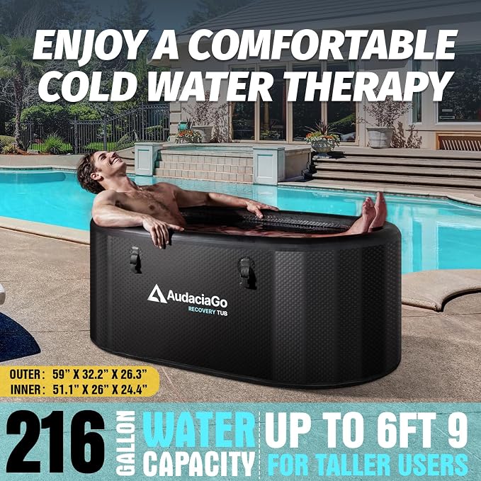 XXL Ice Bath Tub for Athletes, Compatible - Image 4