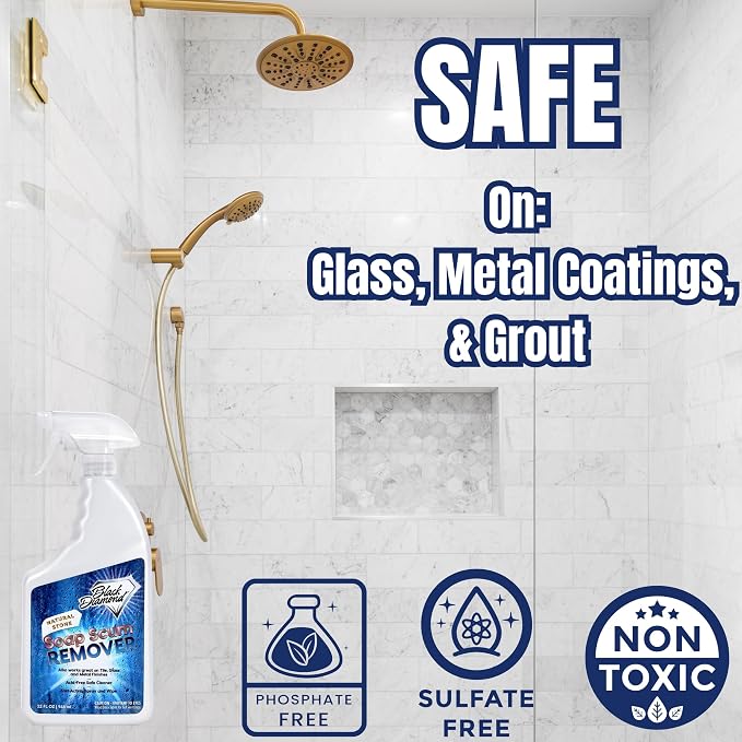 Black Diamond Stoneworks Natural Stone Shower Soap Scum Remover Spray. - Image 7