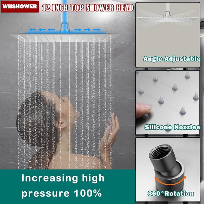 Brushed Nickel Shower System - Image 3