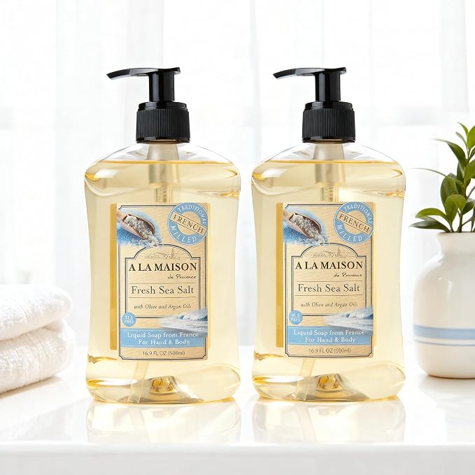 A LA MAISON de Provence Fresh Sea Salt Liquid Hand and Body Soap - Image 3
