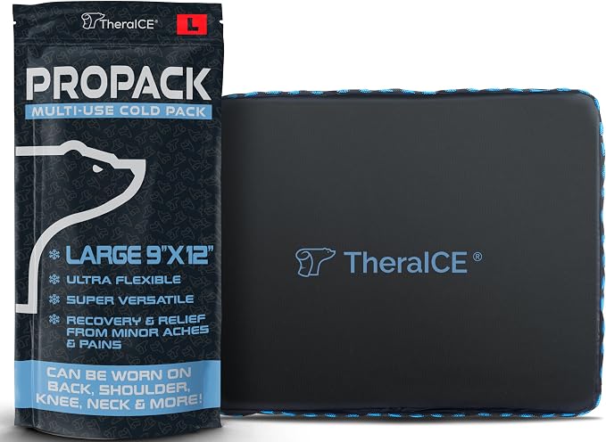 TheraICE PROpack Ice Pack for Injuries, Reusable Soft Multipurpose Cold Gel Ice by TheraICERx