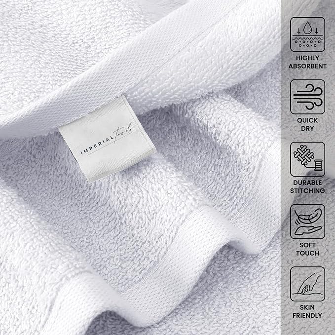 50 PK Saloon Towel White - Image 2