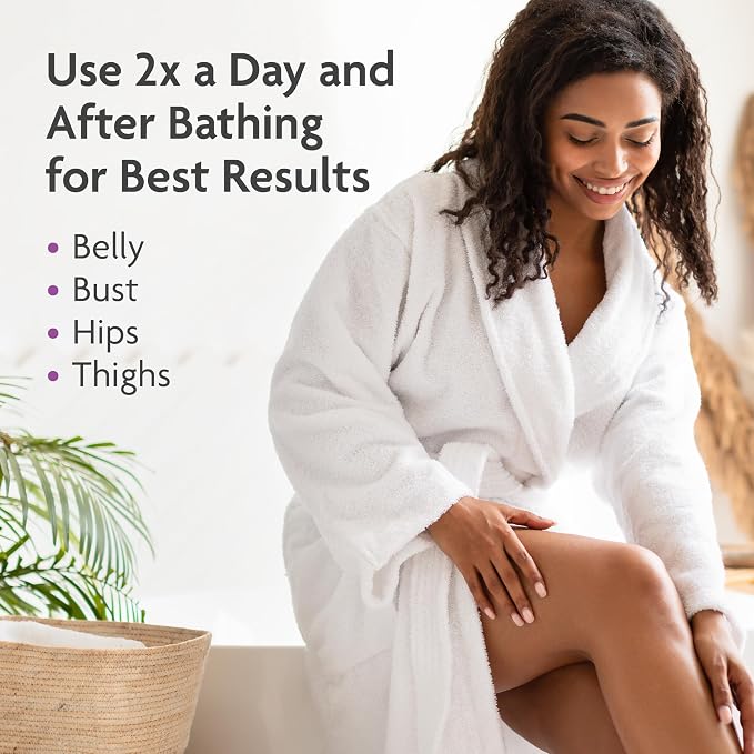 TriLASTIN Maternity 4oz Stretch Mark Cream & 3.4oz Nourishing Body Oil Bundle | - Image 9