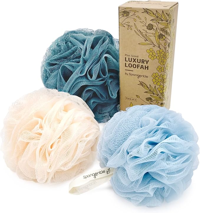 Spongentle Dual Texture Deep Cleansing Loofah Sponge by SunliteSports