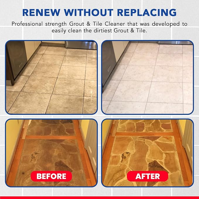 Grout Cleaner: Acid-Free Deep Cleaner & Stain Remover - Image 7