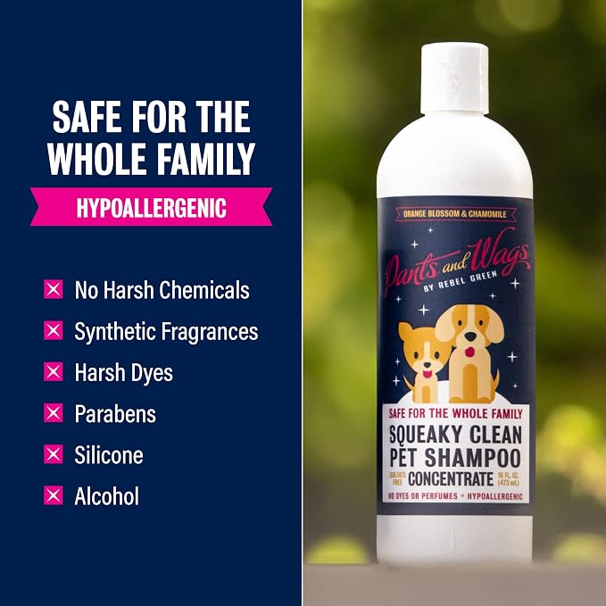 Pants and Wags by Rebel Green Squeaky Clean Pet Shampoo Concentrate - Image 5