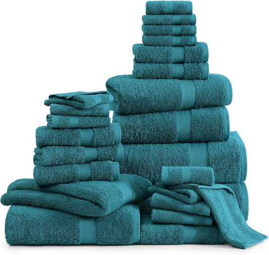 LANE LINEN 100% Cotton Bathroom Towels Set by LaneLinen