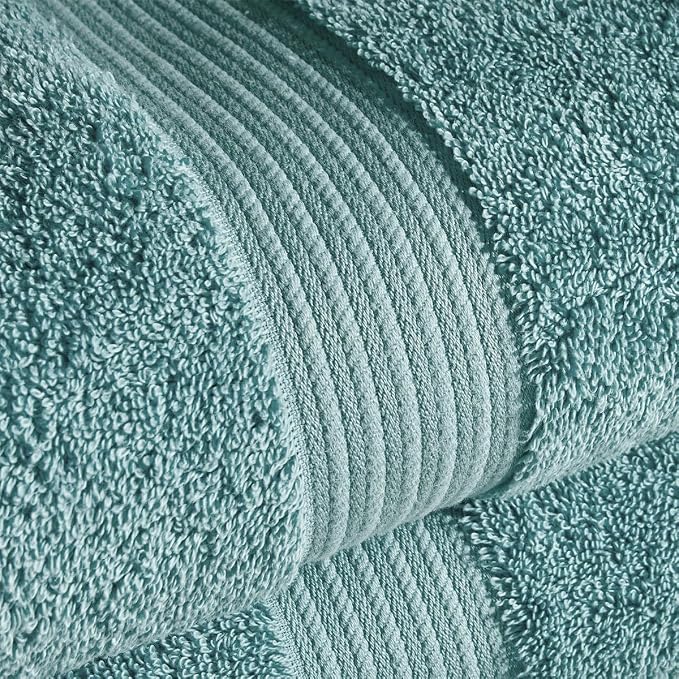 Christy Supreme Hygro 6 Piece Towel Set | Mineral Blue | 100% Luxury Supima - Image 3