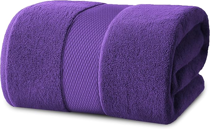Infinitee Xclusives – Luxury Bath Sheets Towels – 1 Pack 600 GSM – 100% Ring by InfiniteeXclusives