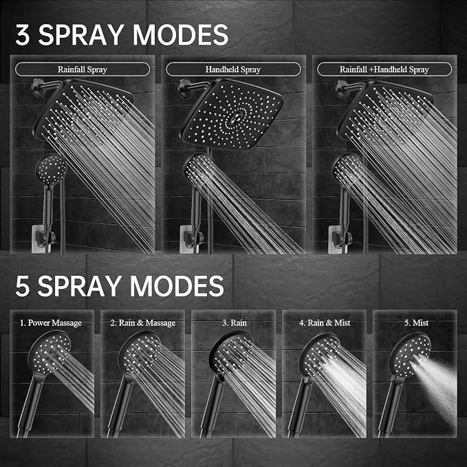 Veken 11.8 Inch Rain Shower Head - Image 4