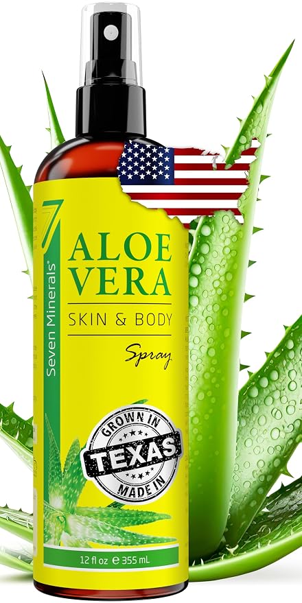 Seven Minerals, Organic Aloe Vera Spray by SevenMinerals