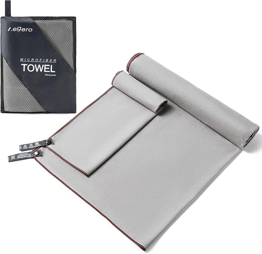 Camping Towel, 2 Pack Microfiber Travel Sports Towel, Quick Dry-Super by Unknown