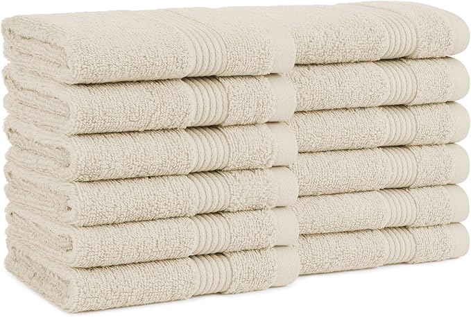 Arkwright Bath Washcloths 12 Pack by Arkwright