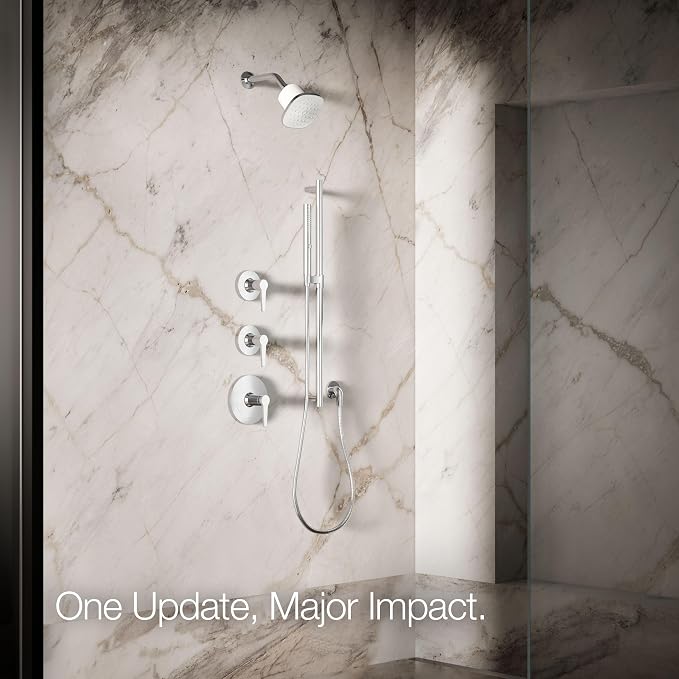 Kohler 37722-Y-CP Cinq™ Square single-function filtered showerhead, 2.5 gpm - Image 7