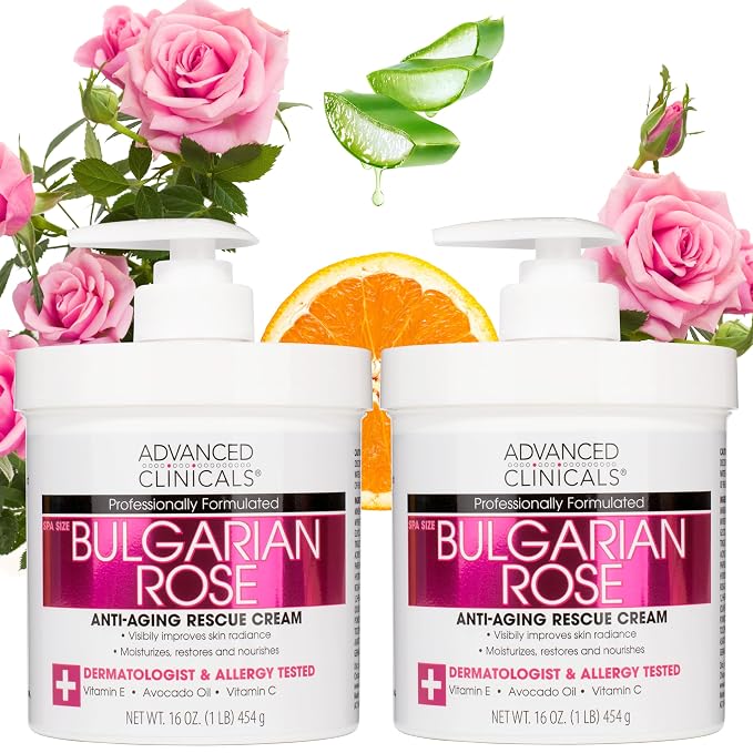 Advanced Clinicals Bulgarian Rose Lotion by AdvancedClinicals
