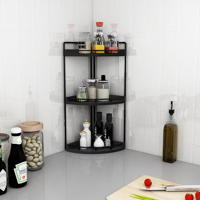Dorhors 3-Tier Corner Bathroom Organizer Countertop - Image 5