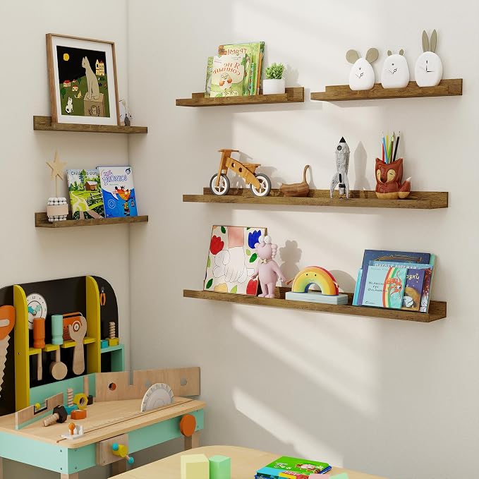 Axeman Picture Ledge Shelf, Floating Shelves - Image 6