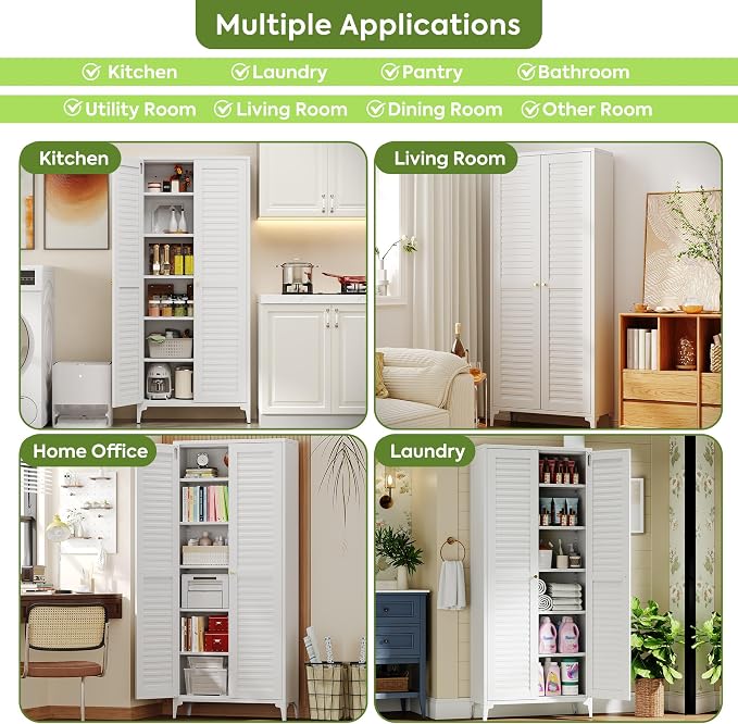 Floor Bathroom Storage Cabinet - Image 8
