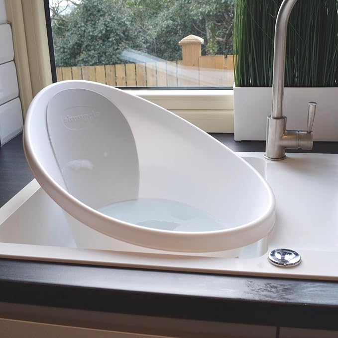 Shnuggle Newborn Baby Bath | Built in Support Bump and Soft Backrest | Suitable - Image 9