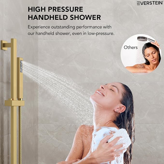 10" High-Pressure Rainfall Shower Faucet - Image 7