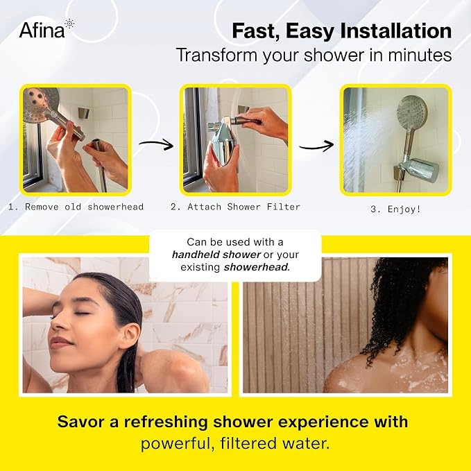 Afina Shower Filter For Hard Water - Image 5