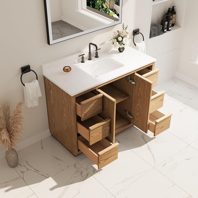 WELLFOR 48" Bathroom Vanity - Image 10