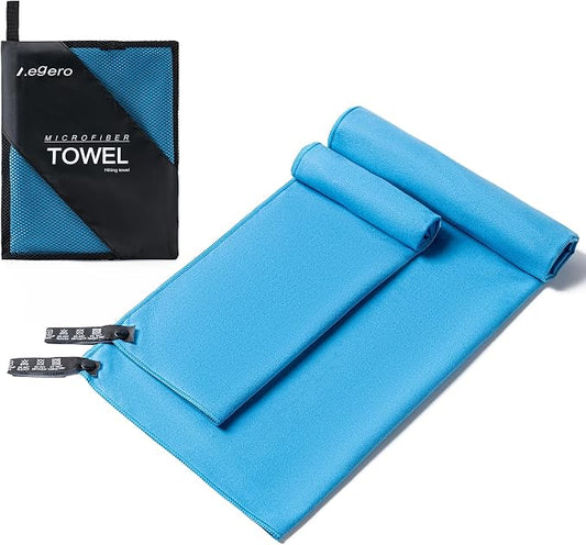 Camping Towel, 2 Pack Microfiber Travel Sports Towel, Quick Dry-Super by Unknown