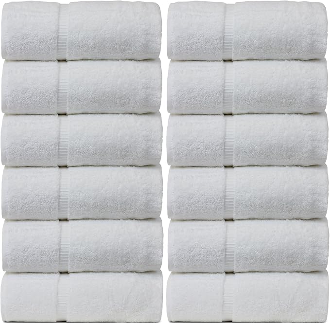Bare Cotton Luxury Hotel & Spa Towel 100% Genuine Turkish Wash Cloths Dobby by BareCotton