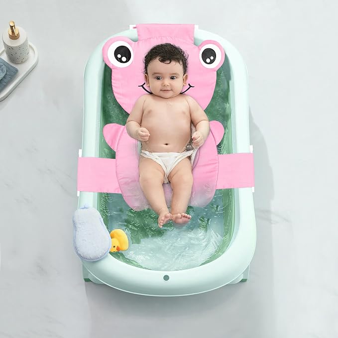 Baby Bath Seat Support Net, Quick Drying, Adjustable, Comfortable, Infant - Image 7