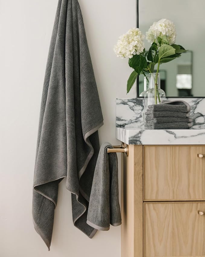 Cozy Earth Ribbed Bath Towel Set - Image 2