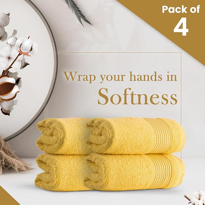 HALLEY Turkish Cotton Towels Hand Towels Super Soft Highly Absorbent 100% - Image 2