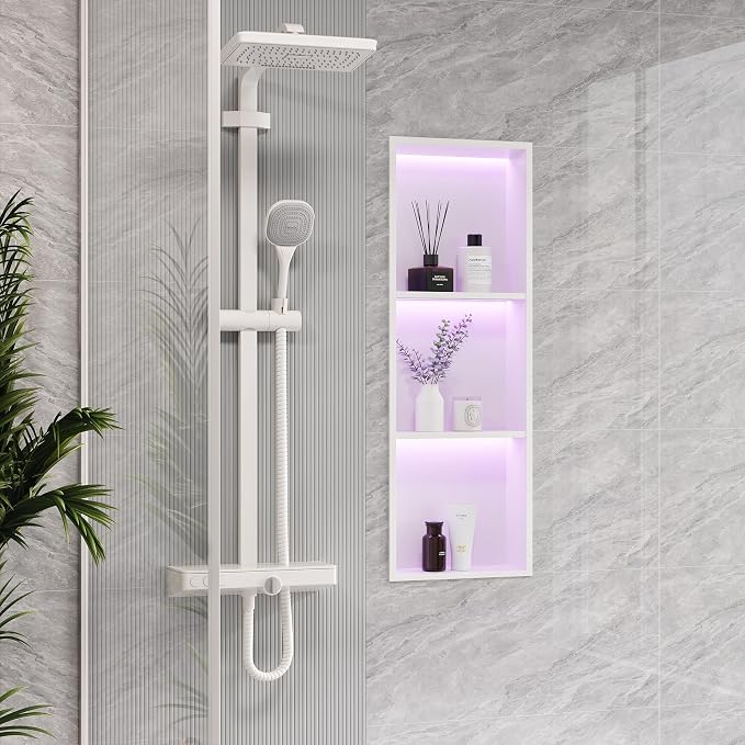 3-Tier 12x36Inch Wall Niche by Unknown