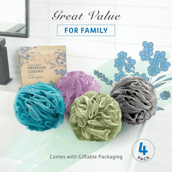 Spongentle Premium Deep Cleansing Loofah Sponge - Image 7